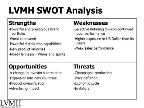 louis vuitton fragrance swot analysis|swot analysis of lvmh.